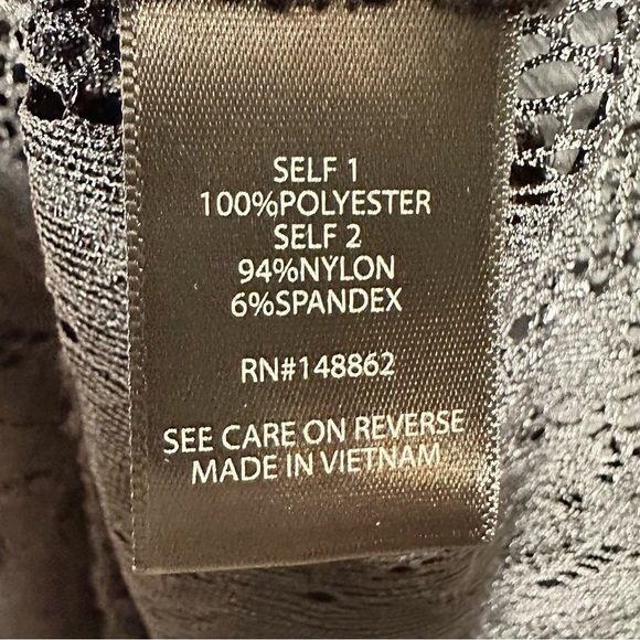 TORRID Black Lace Chiffon Overlay Blouse - Picture 13 of 15